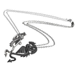 Legends Jewelry - Dragon Twist Love Necklace Medieval Horror Gothic Legends Jewelry - Dragon Twist Love Necklace Medieval Horror Gothic